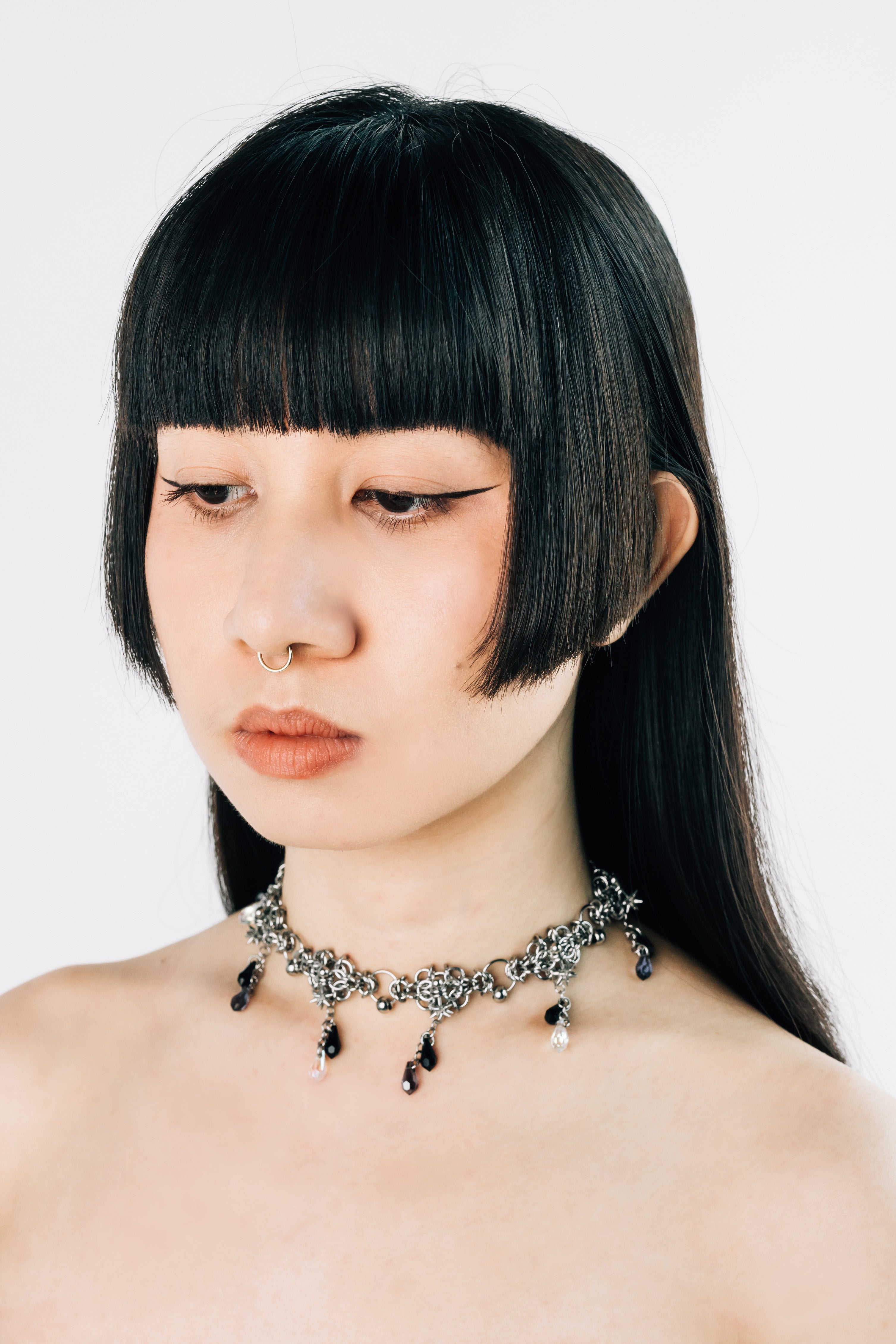 正規品 andmary Claire choker tops andmary Claire choker tops white アンドマリー 【公式通販】
