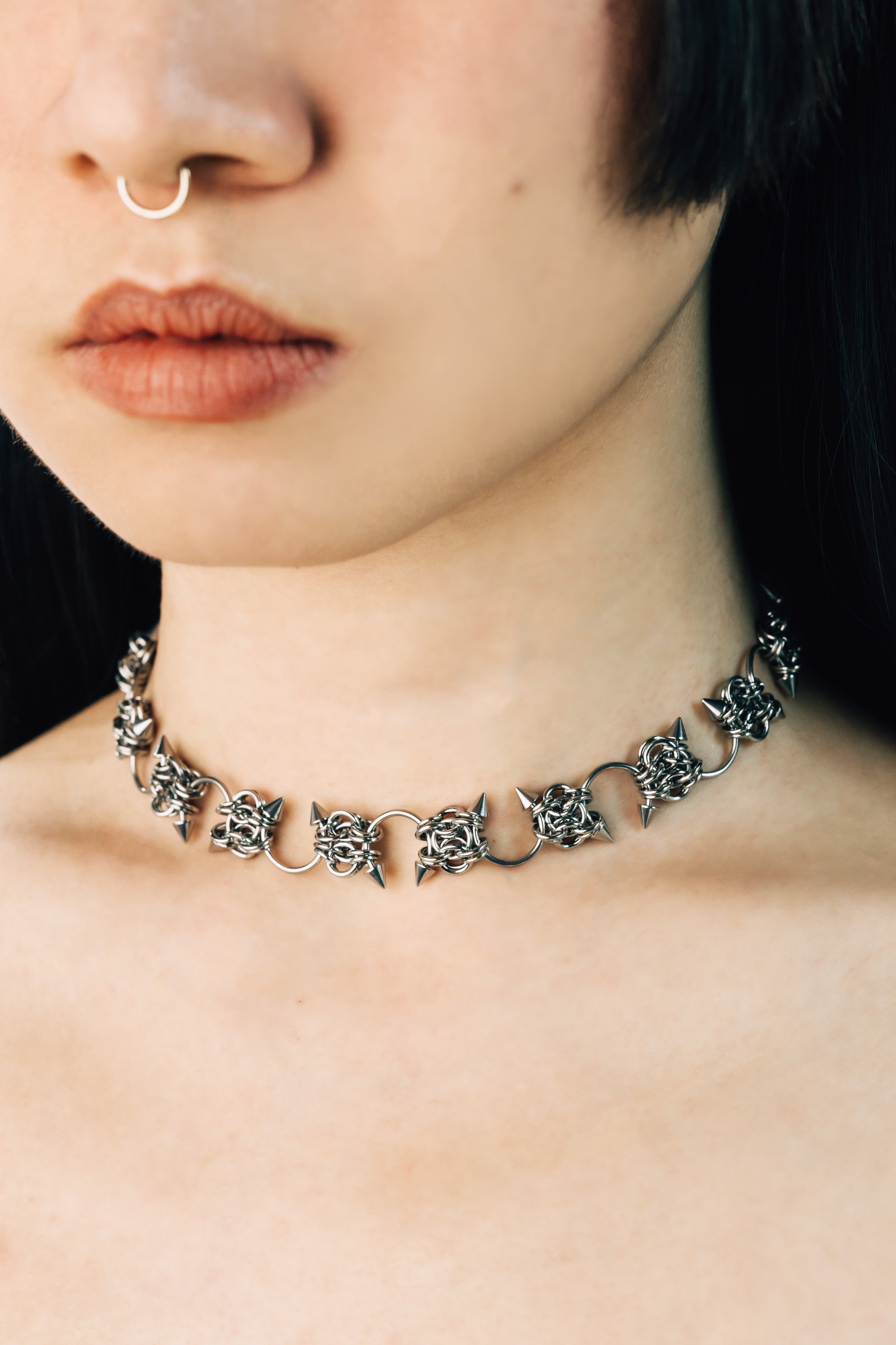 Barbed Wire Kisses Choker [No Jewels] – CLOSET CHILDREN