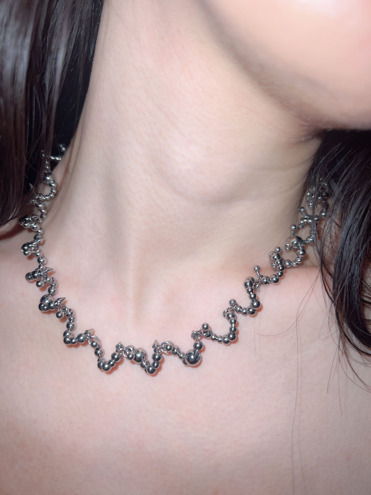 Spiral Chord Necklace