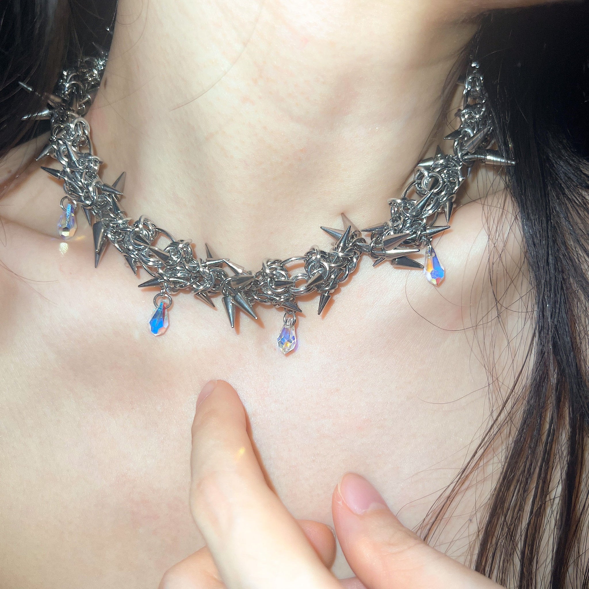 Palisades choker in Silver [READY TO SHIP]