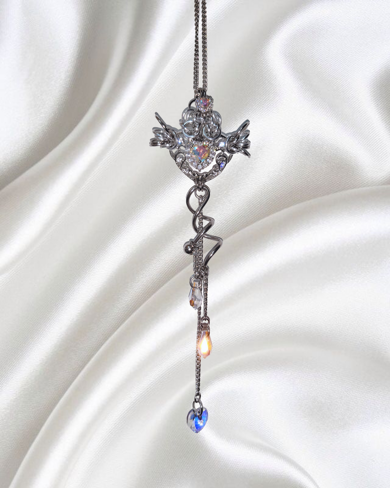 The Spiral Portal Amulet (Aurora Crystal)