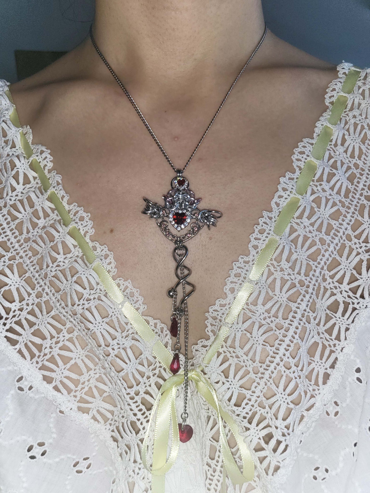 The Spiral Portal Amulet (Ruby)