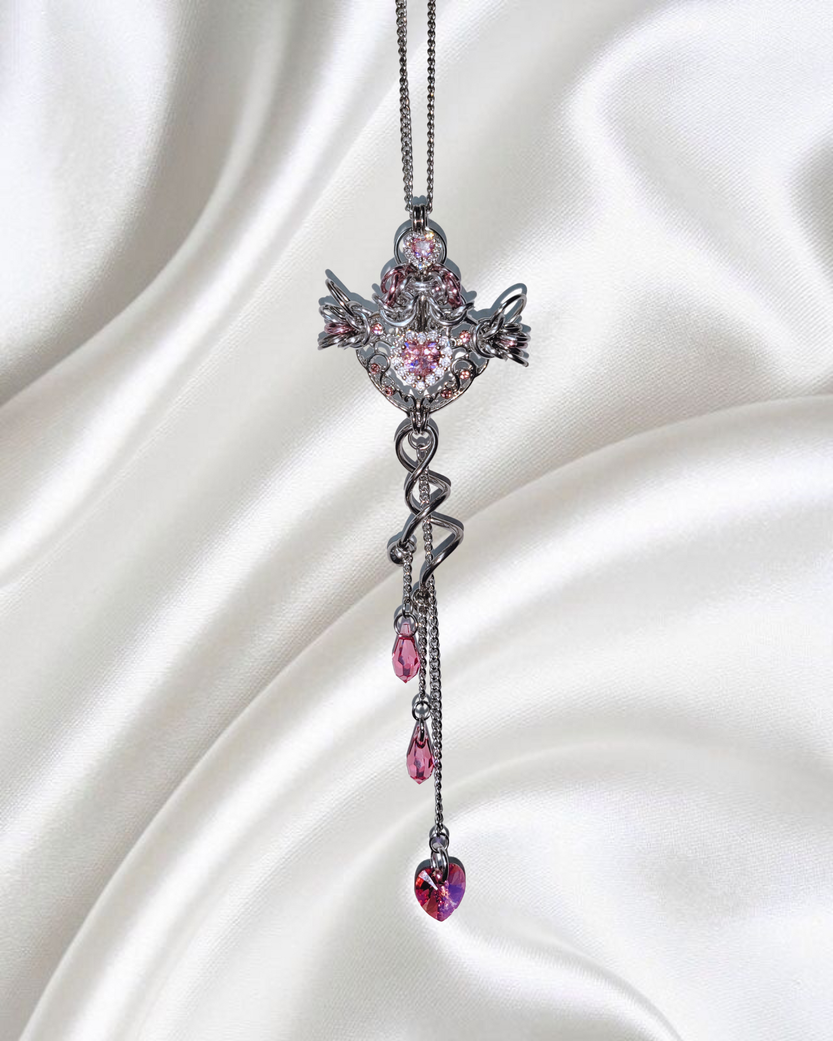 The Spiral Portal Amulet (Blush)