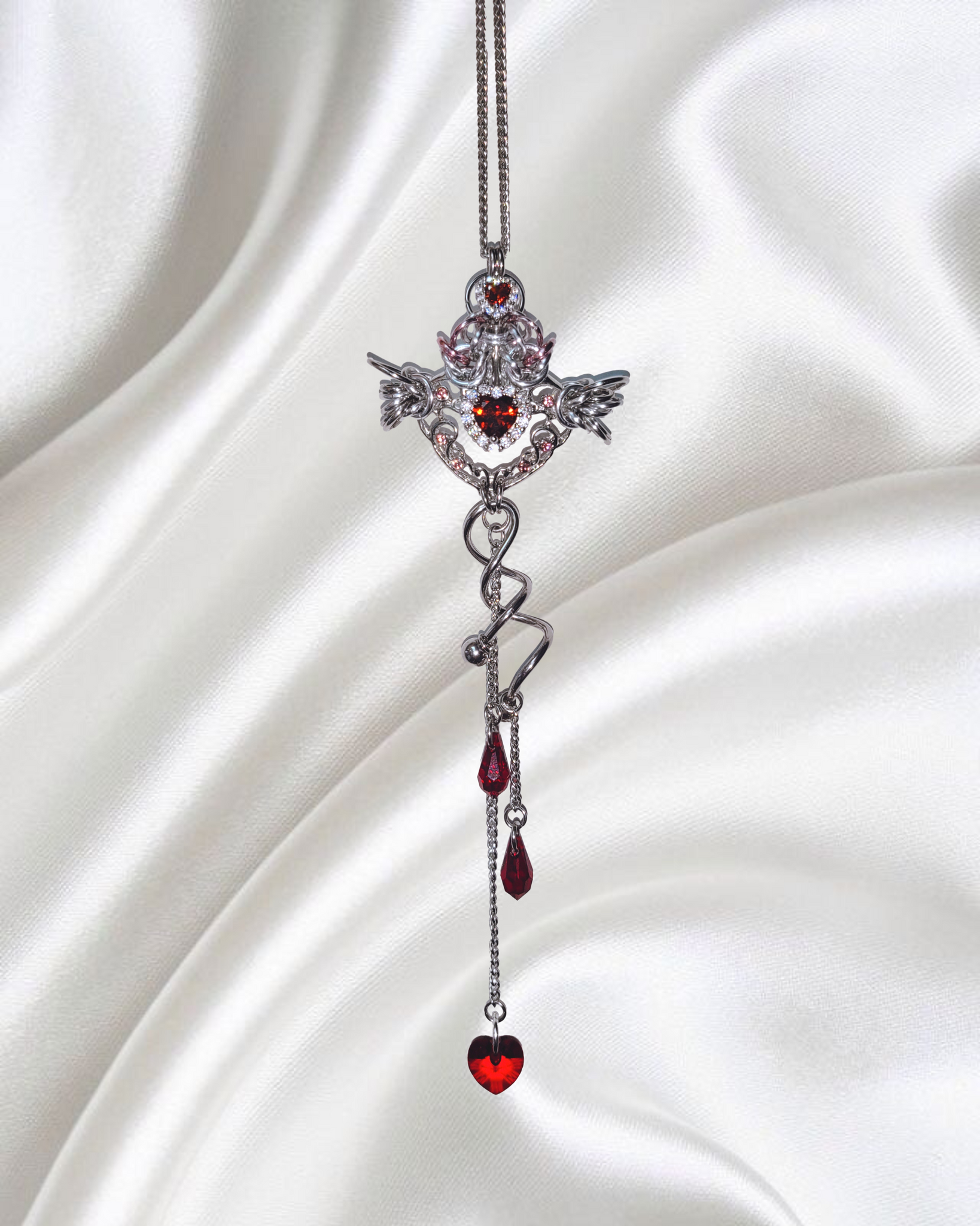 The Spiral Portal Amulet (Ruby)