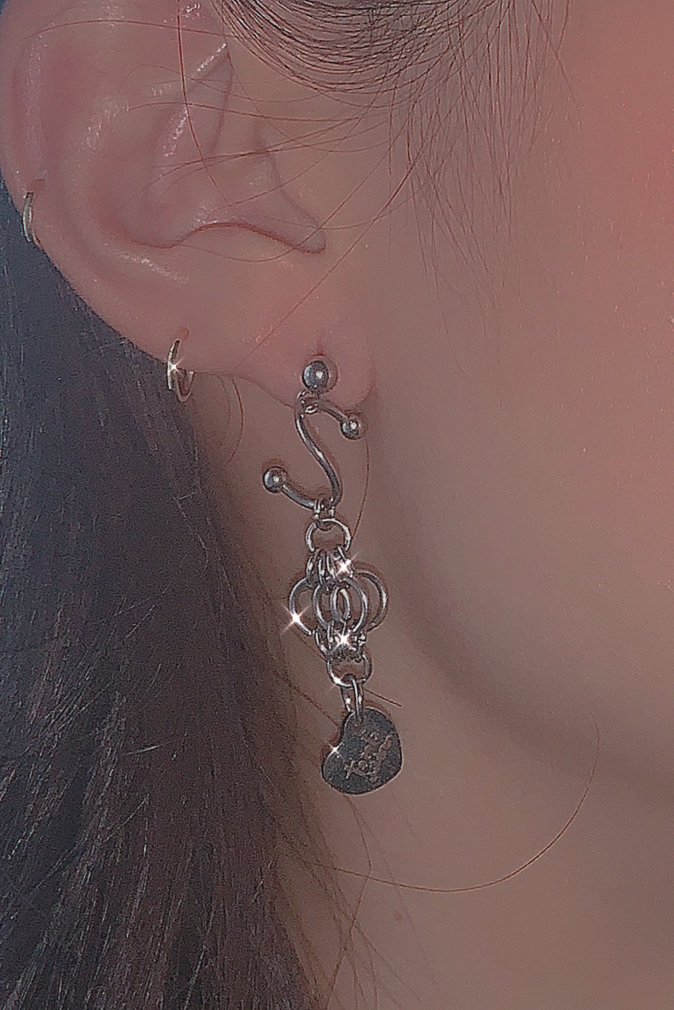 Baby Chain Earring